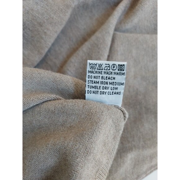 CIELO Ladies Tan Long Sleeve V-Neck Button Down Viscose Blend Cardigan Size XL - Picture 8 of 8